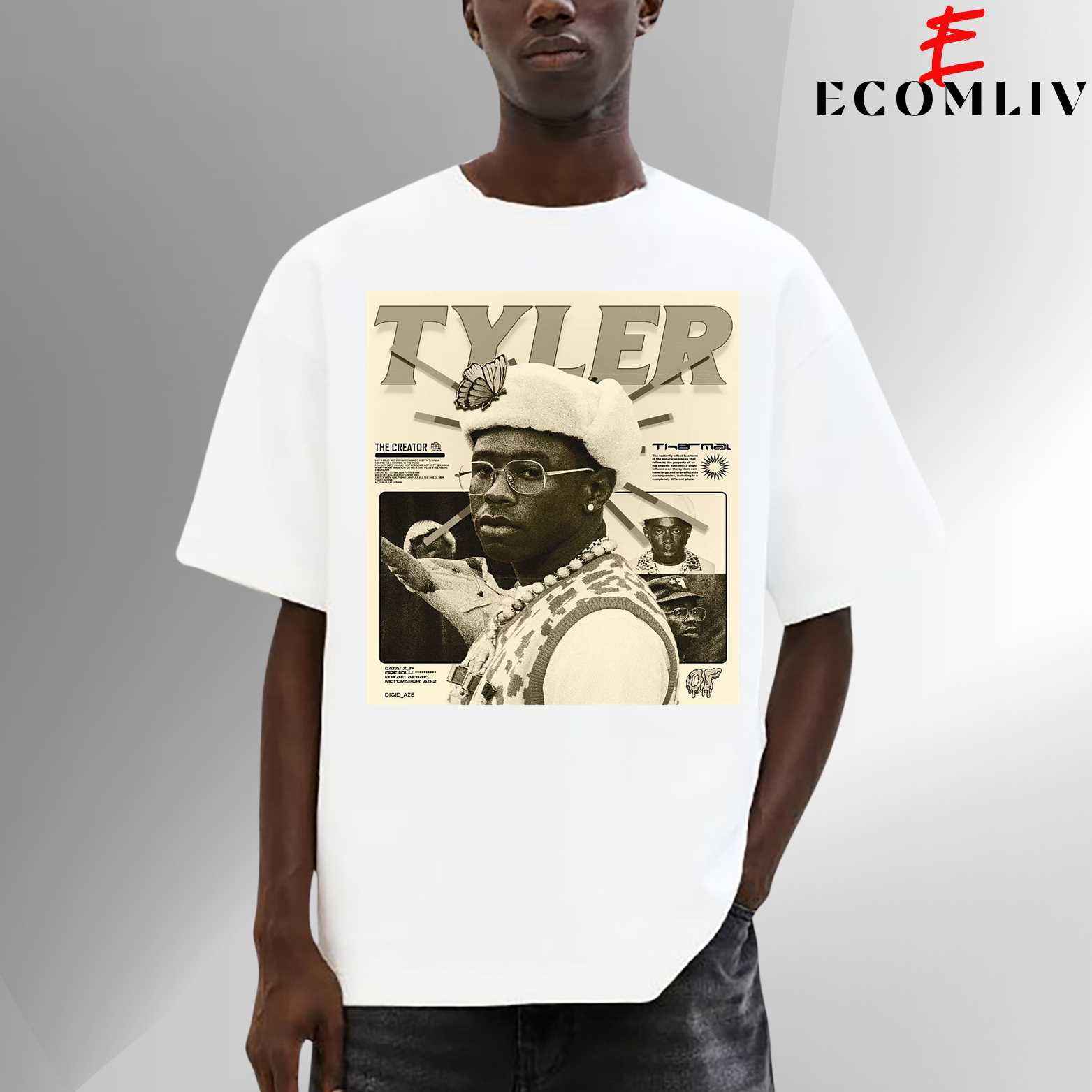 Retro Vibe Vintage Tee, Tyler Hiphop Unisex Shirt